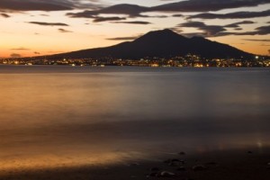 Naples and Mt. Vesuvio